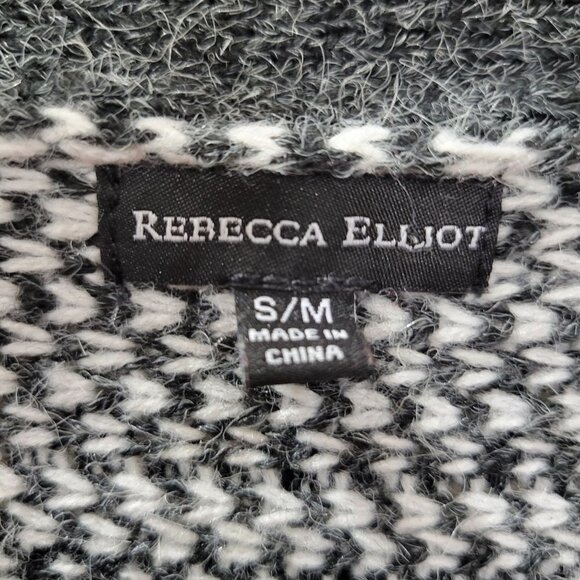 Rebecca Elliot Women's Sz S/M Open Front Sleeveless Long Fringe Duster Cardigan - Picture 5 of 8